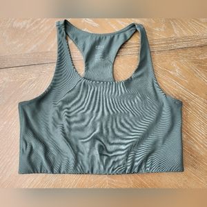 Girlfriend Collective Paloma bra in moss, XL